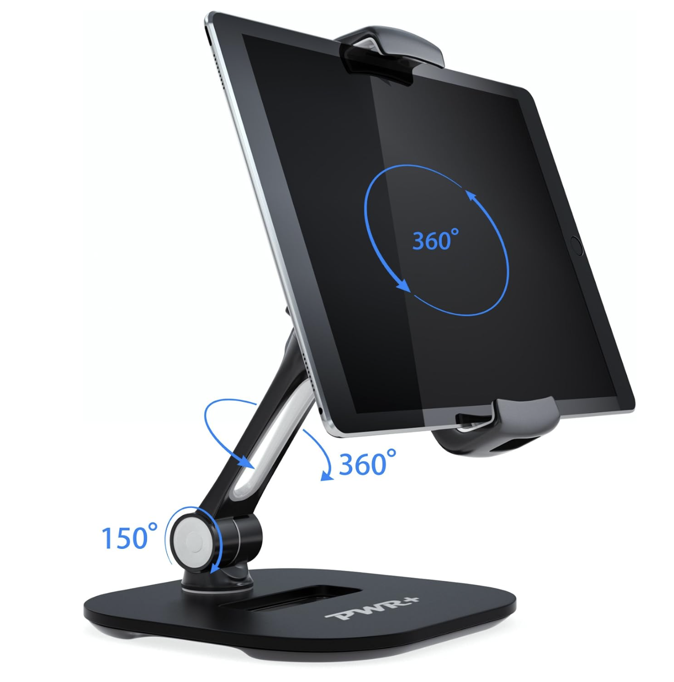 PWR+ tablet stand side view